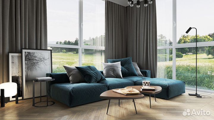 Новый модульный диван