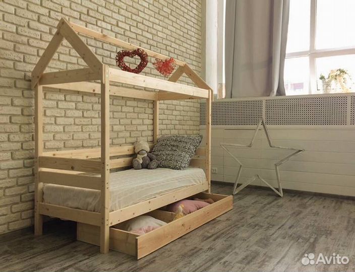 Кровать домик для детей