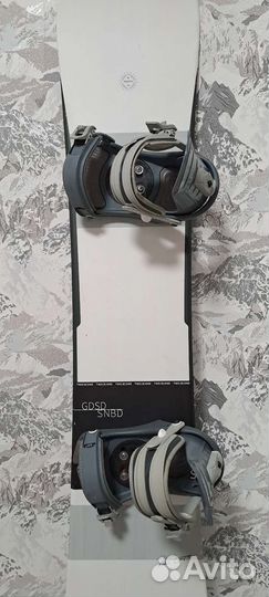 Сноуборд Two be one 154cm+крепления Salomon