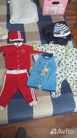 Вещи на мальчика от 0 мес до 1,5 лет