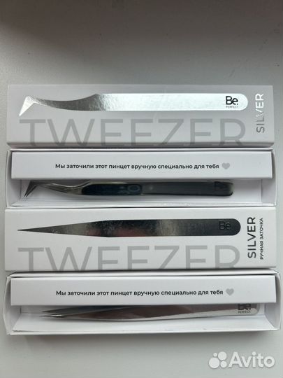 Пинцет для наращивания ресниц