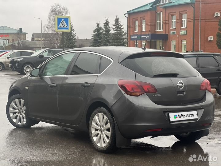 Opel Astra 1.6 AT, 2011, 154 000 км