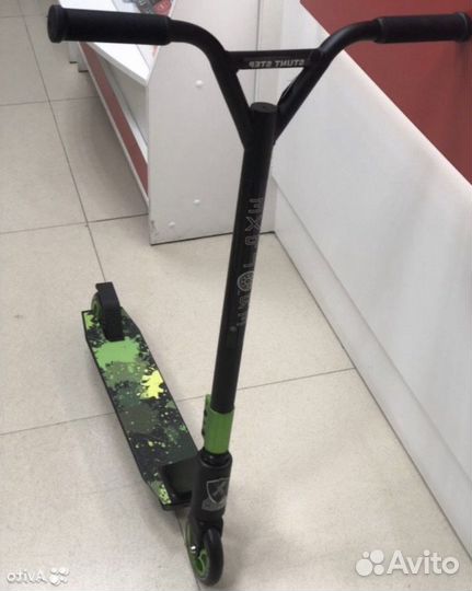 Трюковой Самокат Алюминевый Зеленый