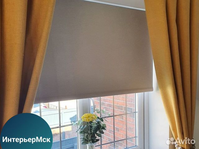 Жалюзи на окна рулонные тканевые
