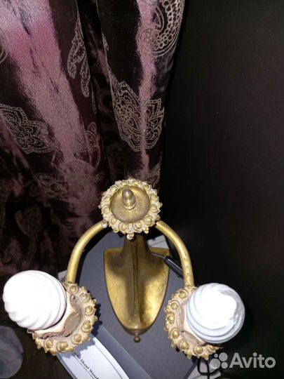 Антикварная настольная лампа