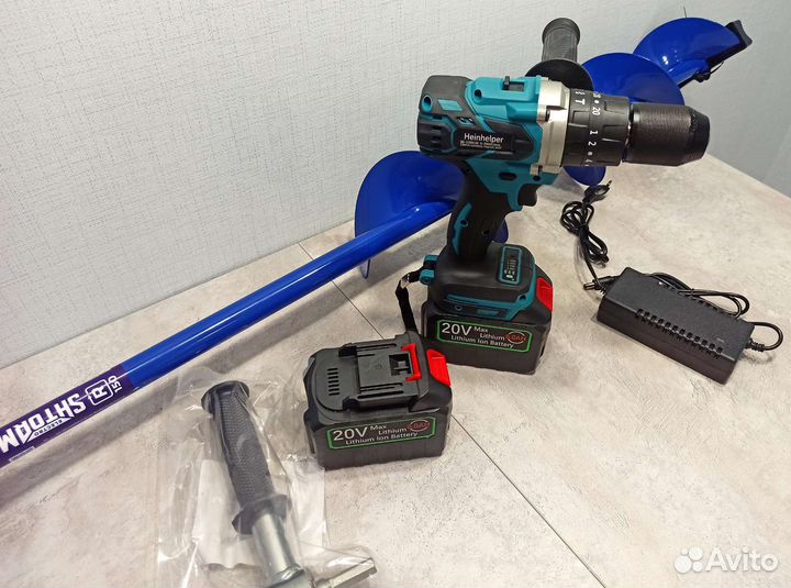 Комплект для бурения льда Тонар 150 + Шуруповёрт