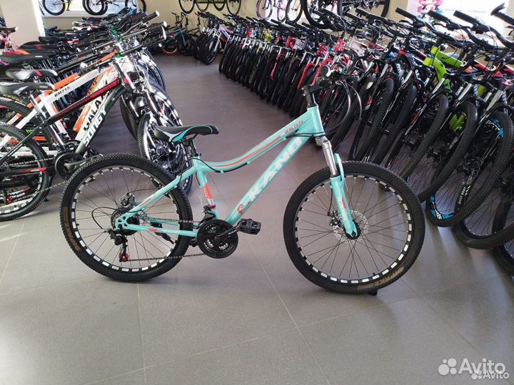 Скоростной велосипед Бирюзовый новый