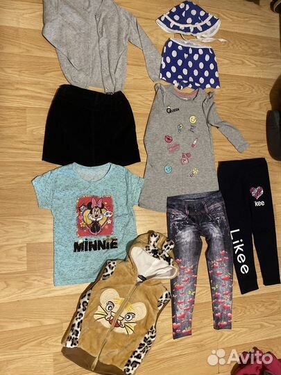 Пакет вещей на девочку 98-104
