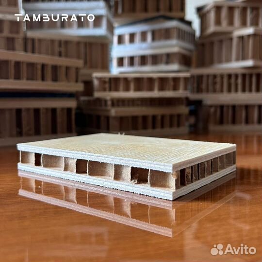 Легкая панель тамбурат на основе фанеры Tamburato