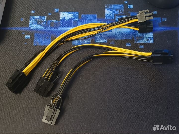 Переходник питания видеокарты pci-e 8pin 6pin