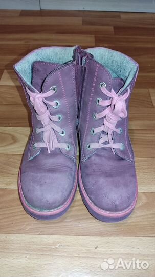 Ботинки демисезонные на девочку размер 35 котофей