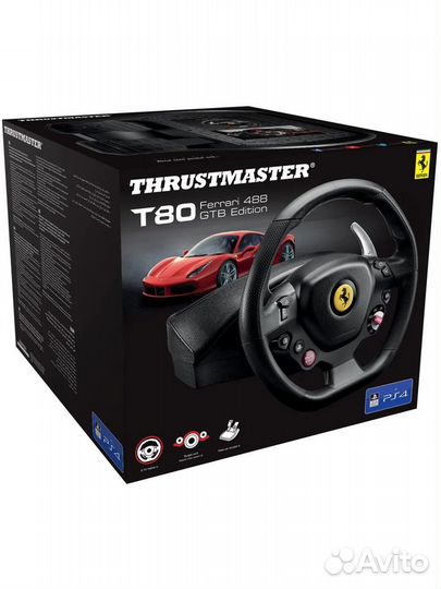 Руль thrustmaster t80 ferrari 448 GTB Edition. Сим