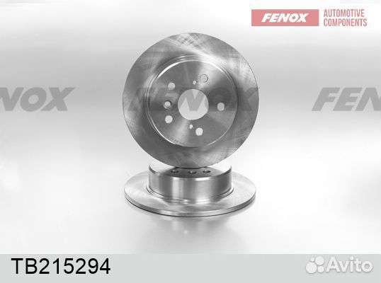 Диск тормозной задний Fenox