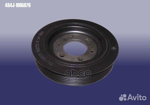 Шкив коленвала мет. 484J1005070 chery