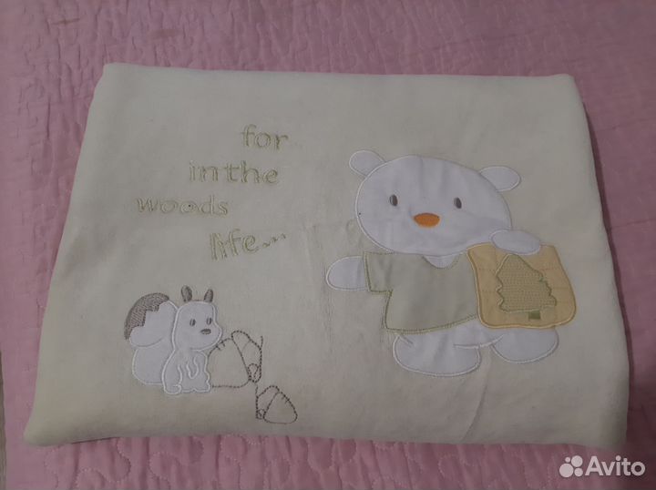 Одеяло-кокон на молнии для новорождённых