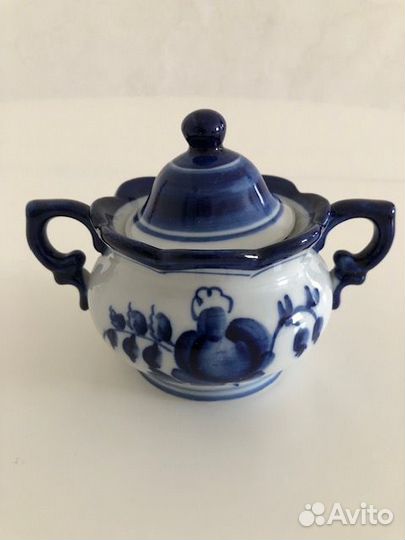 Сахарница Гжель