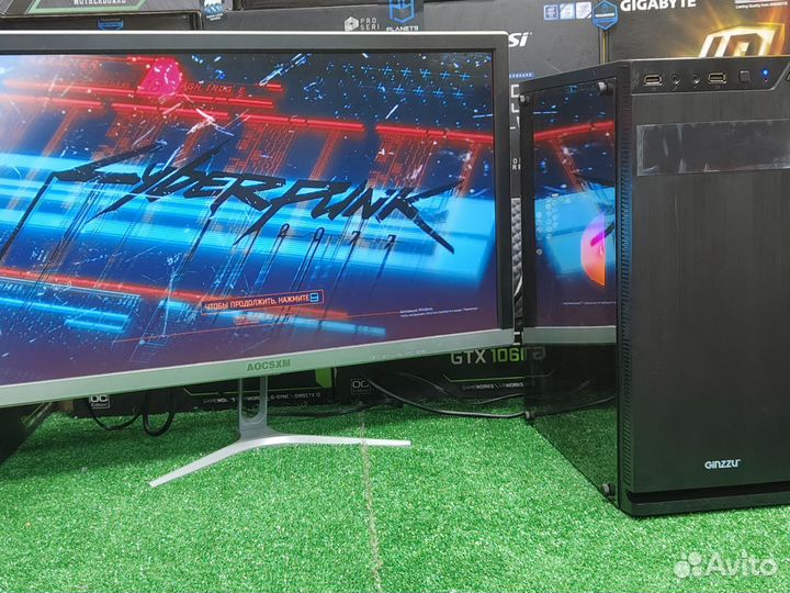 Игровой пк intel 12/24 RX 580 16gb SSD