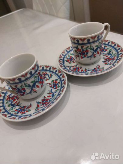 Чашка с блюдцем для кофе