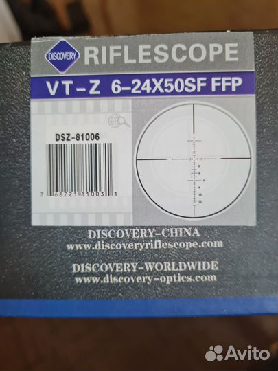 Прицел discovery 6-24 50 FFP