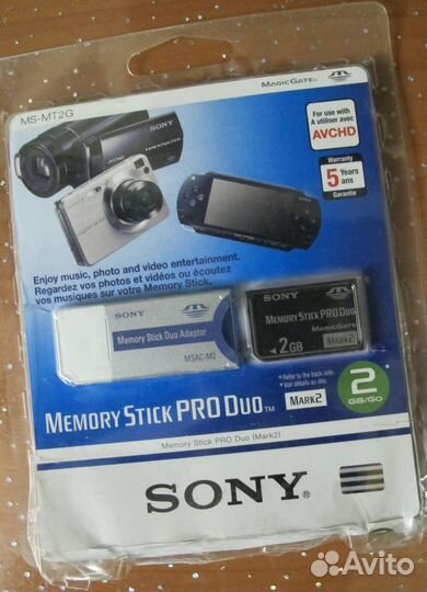 Карты памяти Memory Stick. Новые