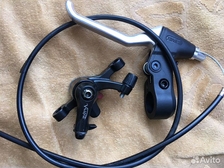 Тормоза(калипер + ручка с тросом) перед