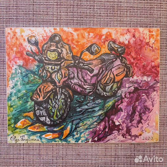 Картина маслом на холсте 