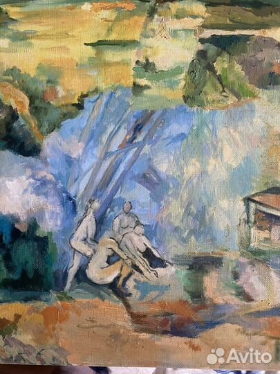 Картина «Коллаж. Посвящение Сезанну»