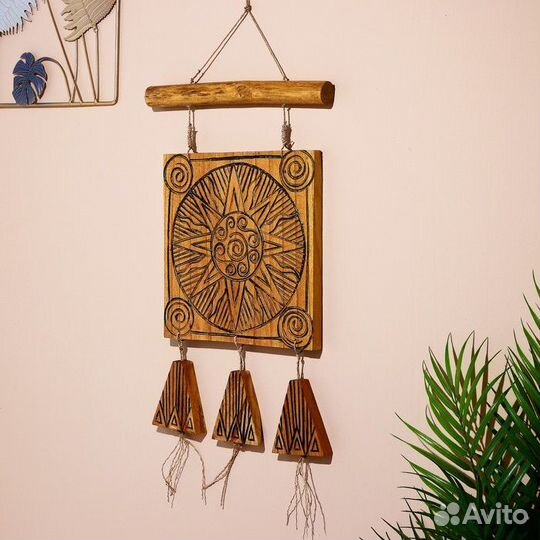 Подвесной декор 'Солнце' джампинис 30х3х60 см