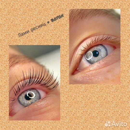 Ламинирование ресниц. Velvet+botox3d