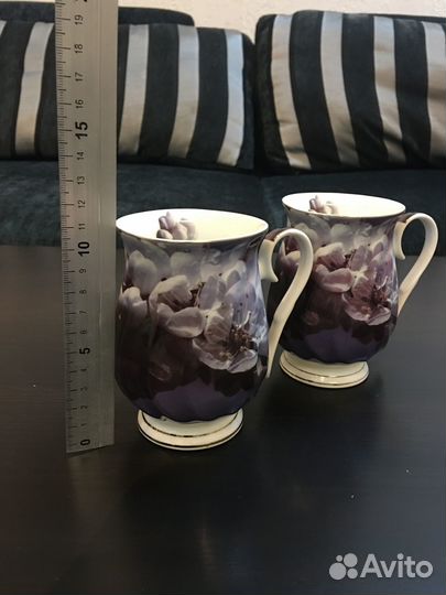 Чашки бокалы Bohemia Чехия винтаж Богемия