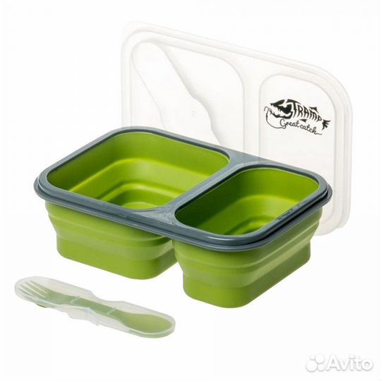 Tramp - контейнер силиконовый 2 отсека