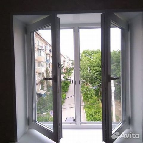 Пластиковое окно новое с установкой