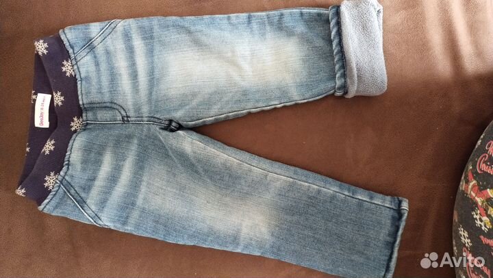 Джинсы на девочку 80
