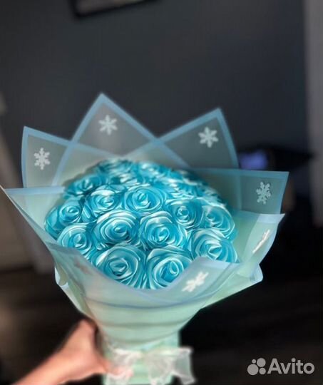 Букет из атласных лент