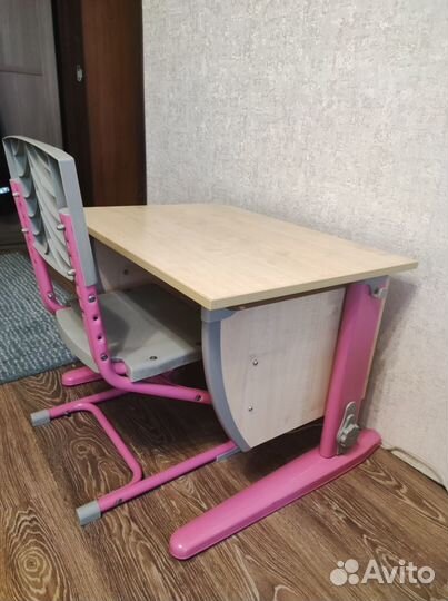 Парта детская растущая со стулом Дэми