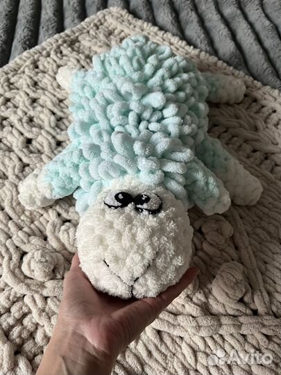 Плед вязаный плюшевый набор на выписку