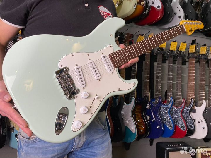 G&L Tribute Legacy Surf Green Jatoba