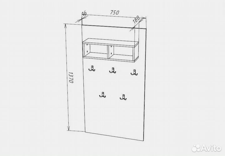Вешалка gloss
