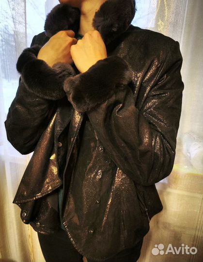 Куртка кожаная женская