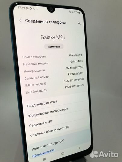 Samsung Galaxy M21, 4/64 ГБ