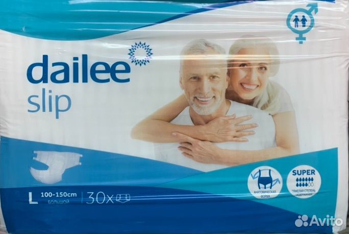 Памперсы для взрослых dailee slip super