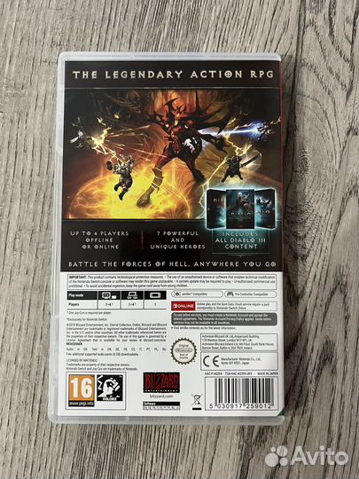 Diablo 3 nintendo switch
