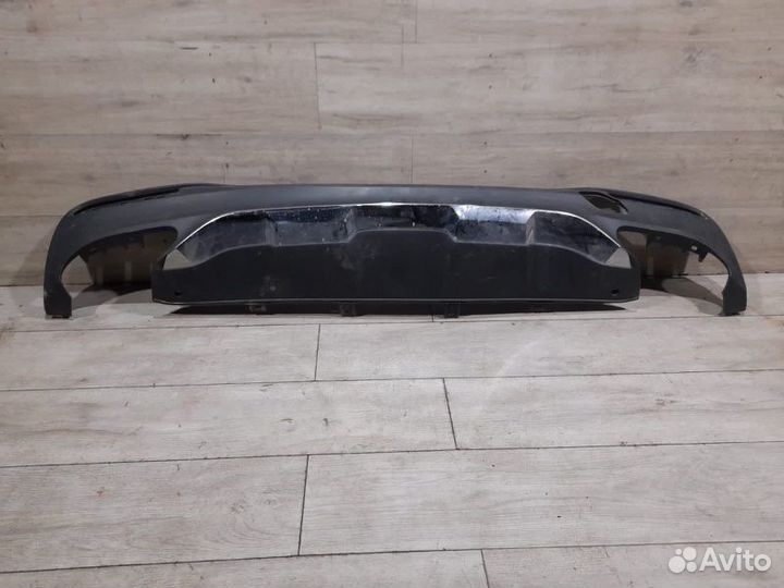 Юбка заднего бампера Mercedes Gle/Ml Class X 166