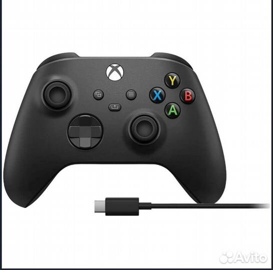 Геймпад Microsoft Xbox Series Black + кабель USB-C