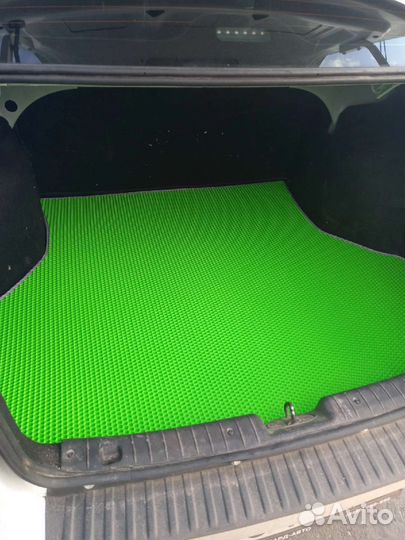 Коврик в багажник ячеистый эва