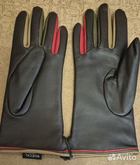 Женские кожаные перчатки Roeckl, р. 7.5