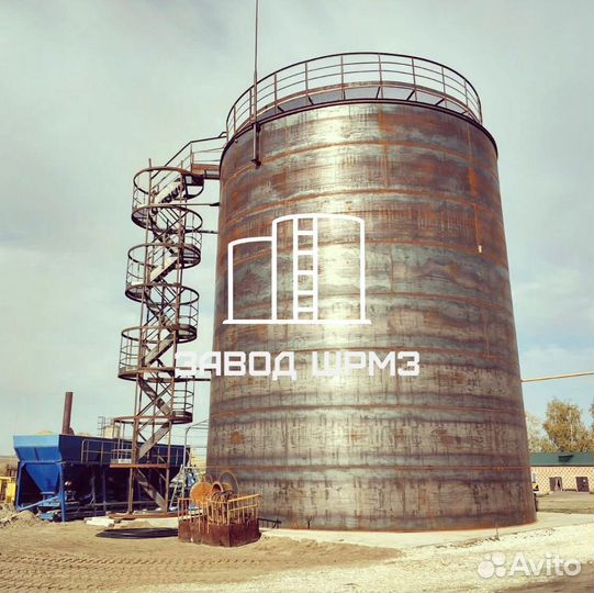 Резервуар вертикальный стальной объем 2000 кубов