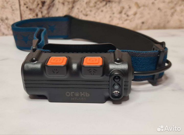 Фонарик налобный аккумуляторный огонь HT-150