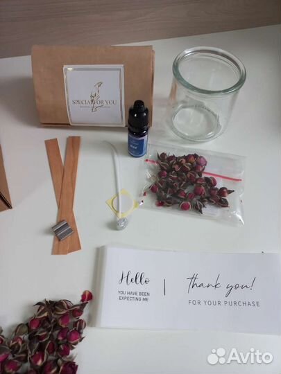 Набор для изготовления соевой свечи