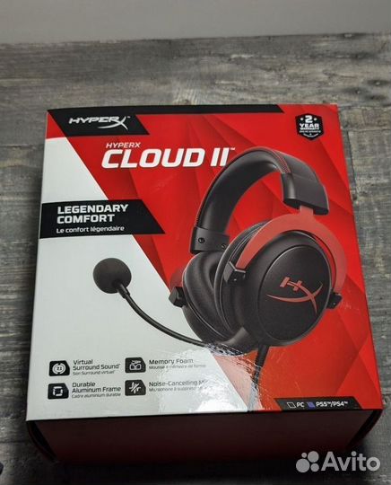 Наушники hyperx cloud 2